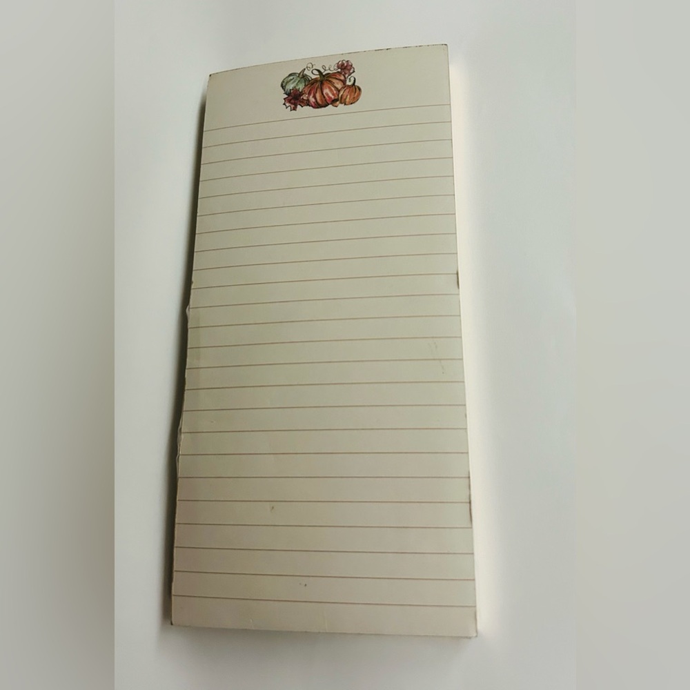 New Punch Studio Pad Artistic Pumpkins 100 Lined Pages